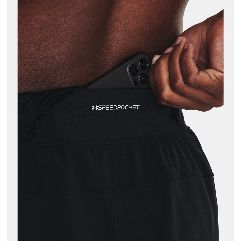 Under Armour® (Men's XL) UA Launch™ Elite 7" Shorts in Black/Reflective - $60 - Picture 6 of 10